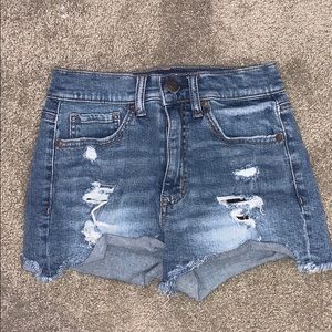 Aeropostale Cheeky Jean Shorts